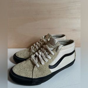 Vans SK8 MID PRO 91 (Our Legacy) size 9.5 Beige and black VGC $40
